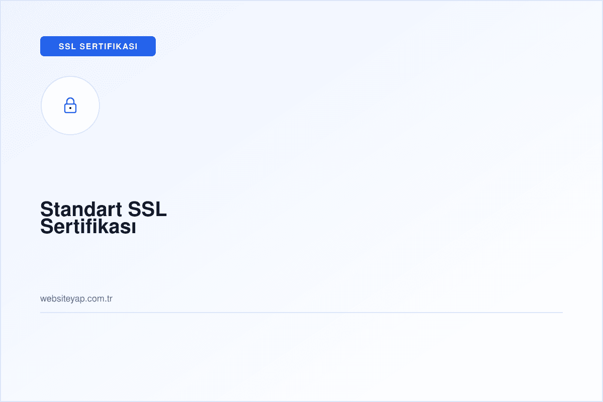Standart SSL Sertifikası